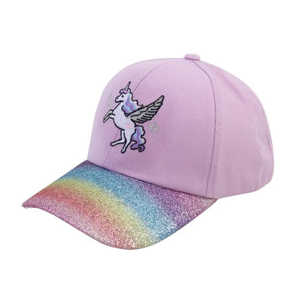 "Magical Unicorn Kids Baseball Cap - Perfect for Spring and Summer Fun!"